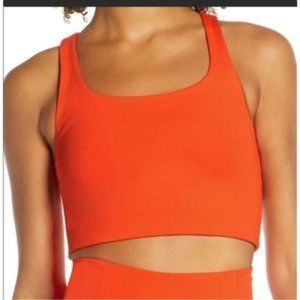 Girlfriend Collective Paloma Racerback Bra in Tart Size S